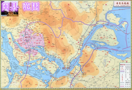 闽县地图