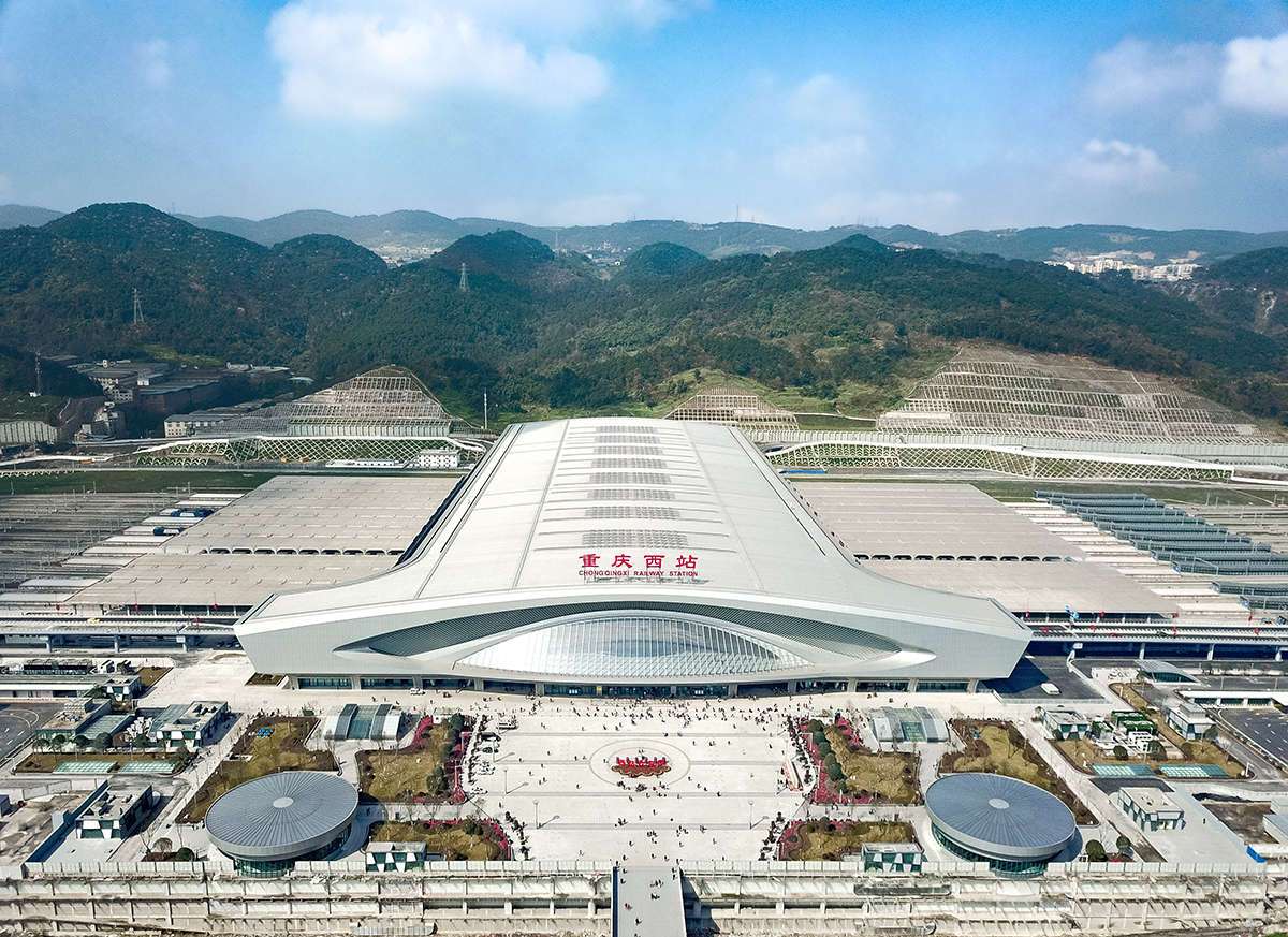 重庆西站俯瞰
