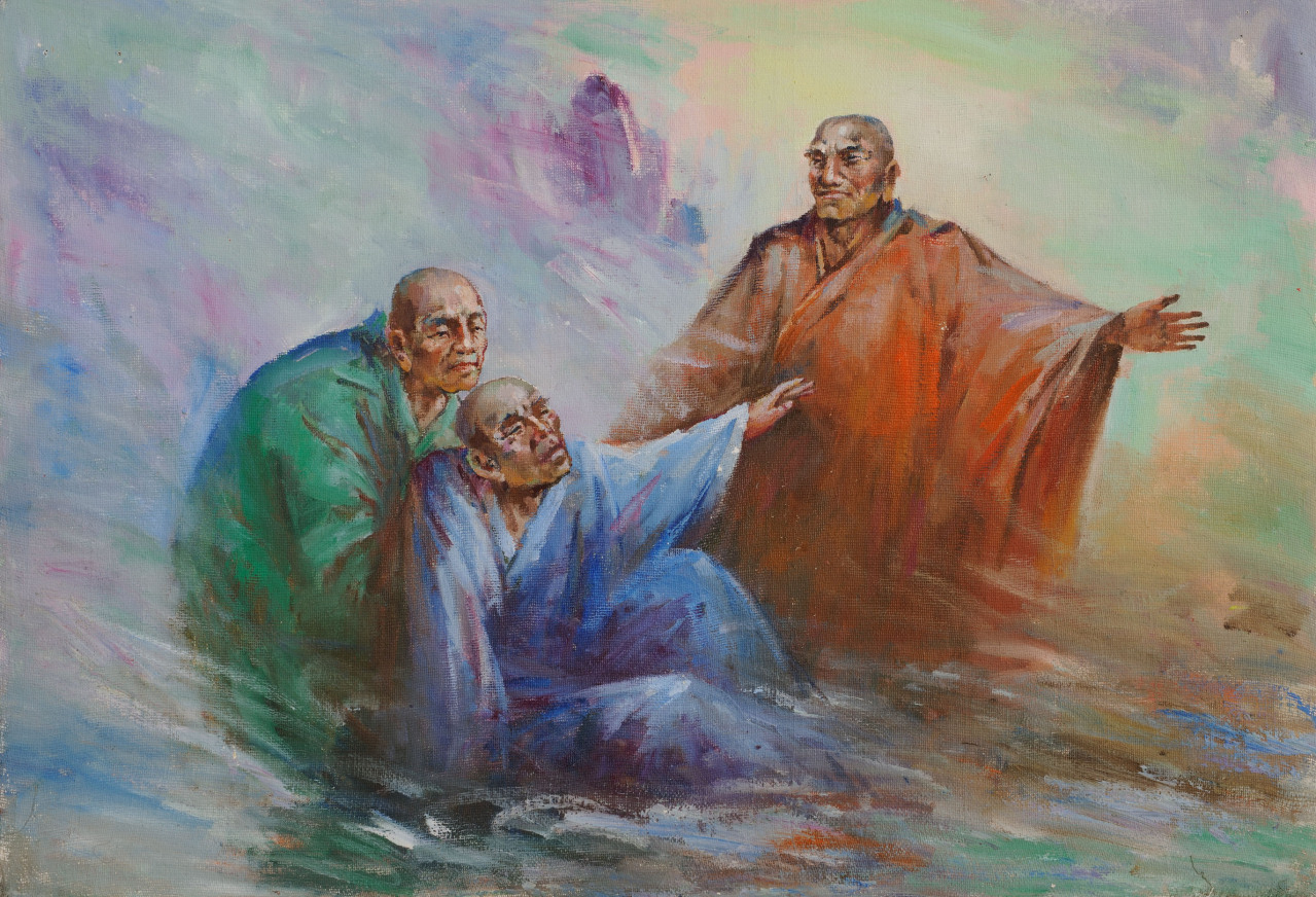 管恩智油画