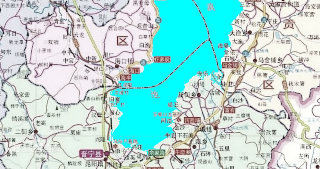 滇池地理位置及境域