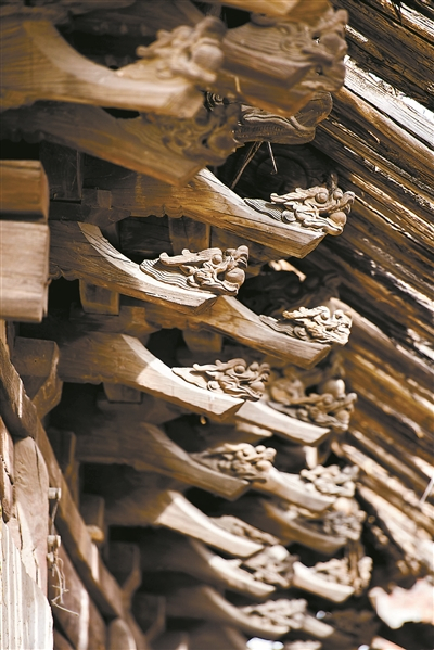偃师兴福寺大殿景观