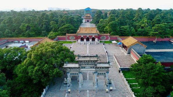 清昭陵全景（前部）