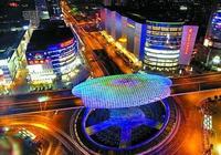 四平路北端五角场繁华夜景