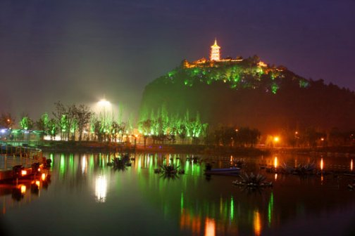 狼山夜景