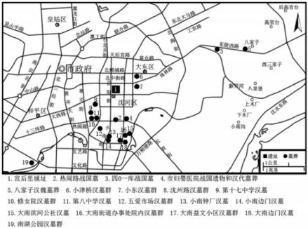 候城遗址大致范围