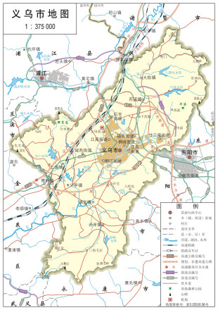  义乌市地图