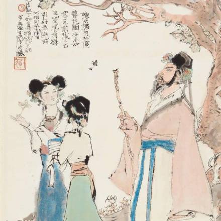 杨慎簪花图