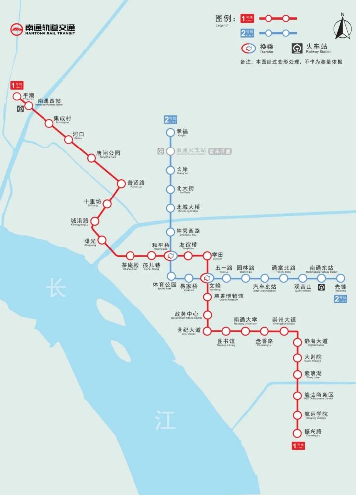 南通轨道交通线路图