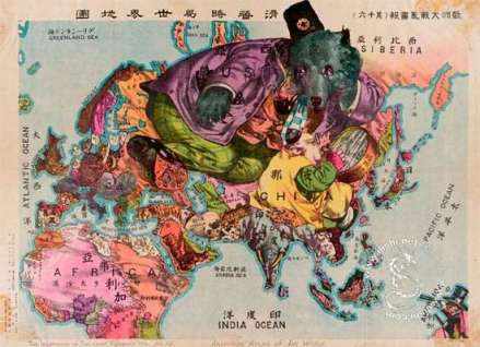 帝国主义瓜分中国图 
