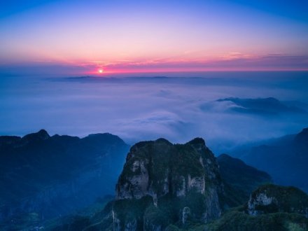 王莽岭云海