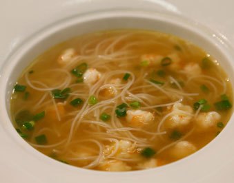 鲜虾浓汤