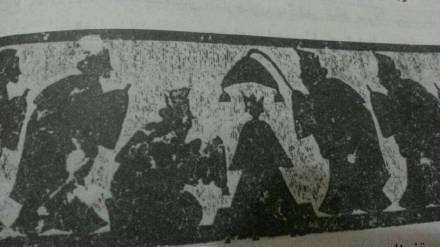 汉墓画像石中的周公辅佑成王图
