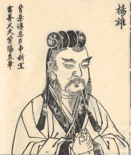 扬雄题跋像 