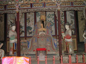 禹王坐像