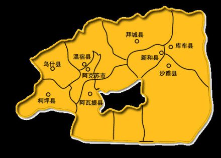 塔里木盆地图