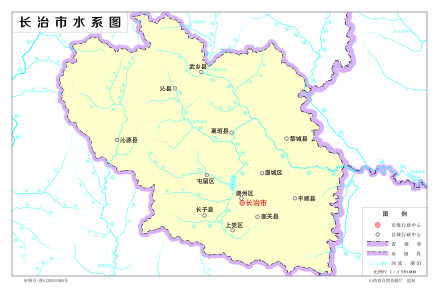 长治市水系图