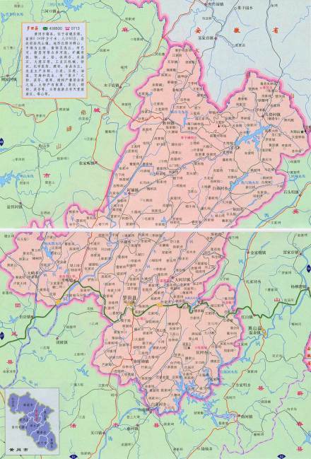 罗田县地图