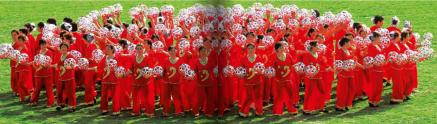 老年滚灯操