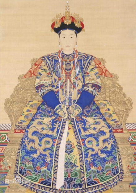 孝敬宪皇后朝服画像