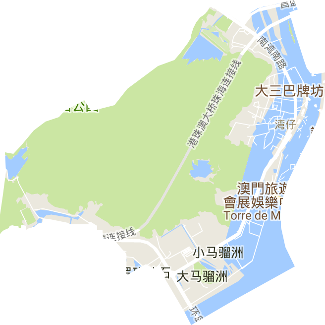 湾仔街道电子地图