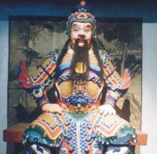 成都武侯祠张翼塑像