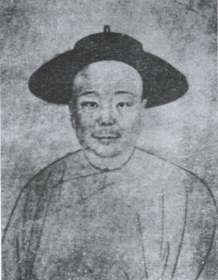 王鹏运四十小像 