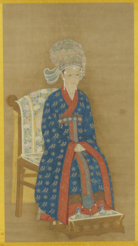 宪圣慈烈皇后坐像 