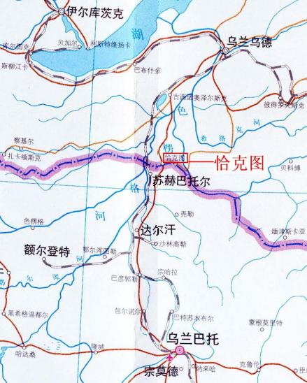 恰克图的位置