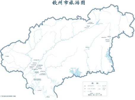  钦州市标准地图（旅游版）