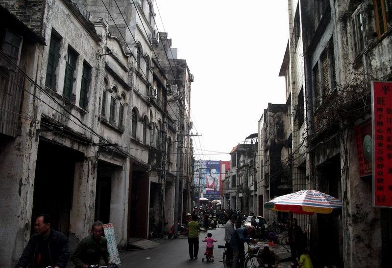 阜民南路相通的骑楼