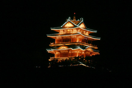 武安楼夜景
