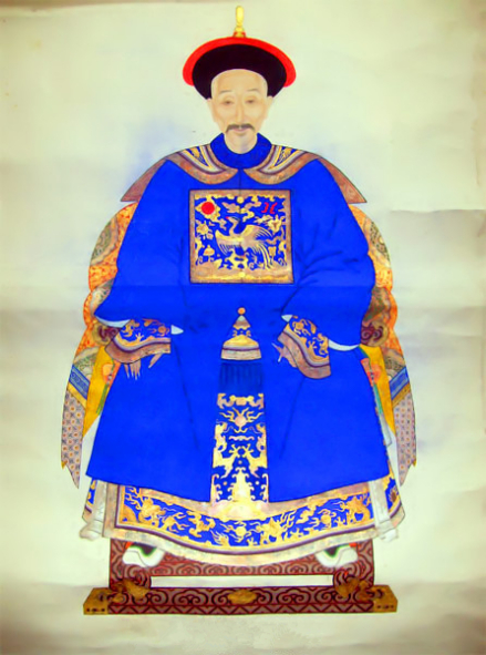 刘墉坐像
