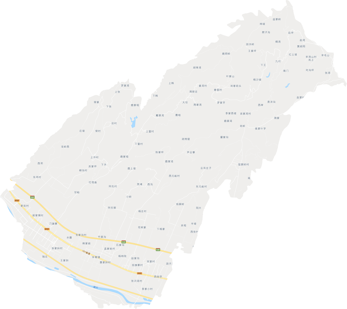 华胥镇电子地图