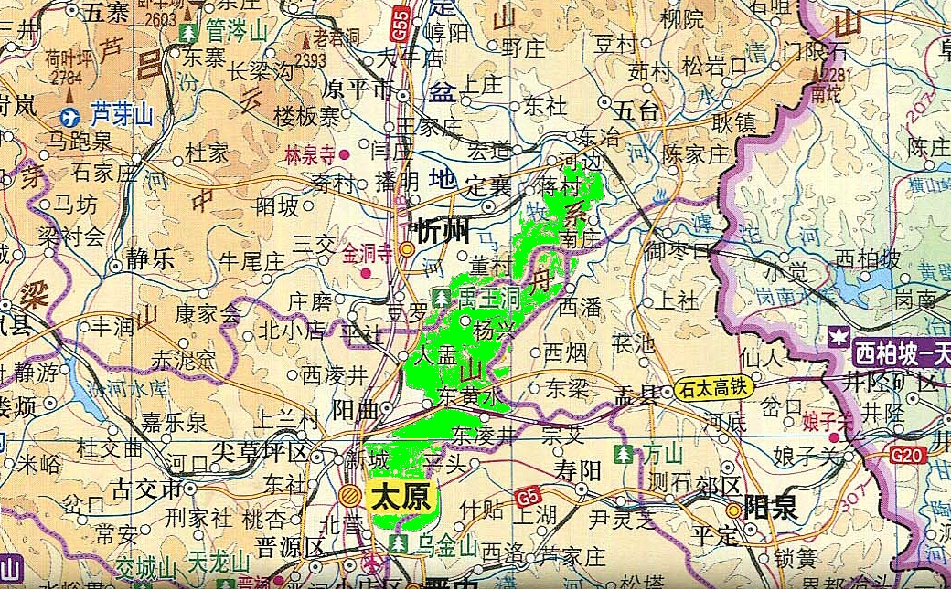 系舟山脉位置境域