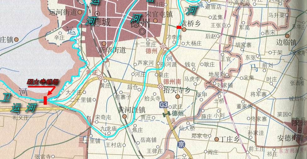 漳卫新河上游河道情况