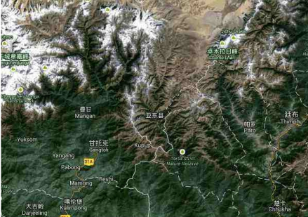 亚东县地形地貌