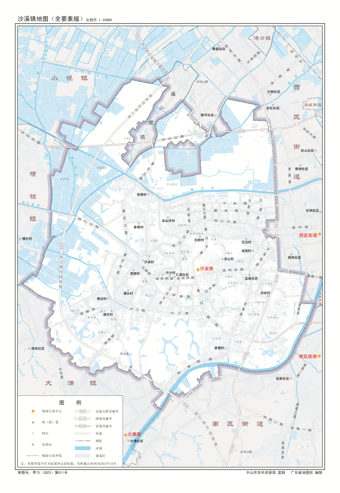 沙溪镇地图