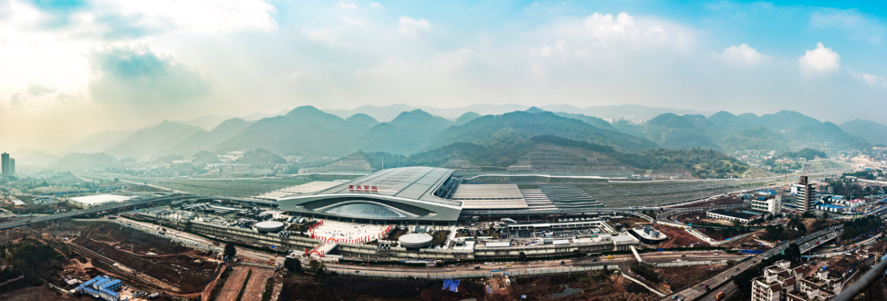 重庆西站位于中国重庆市沙坪坝区