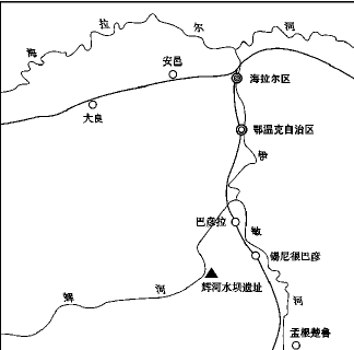 辉河水坝遗址位置图