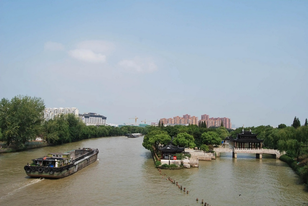 江南运河苏州市枫桥景区一段