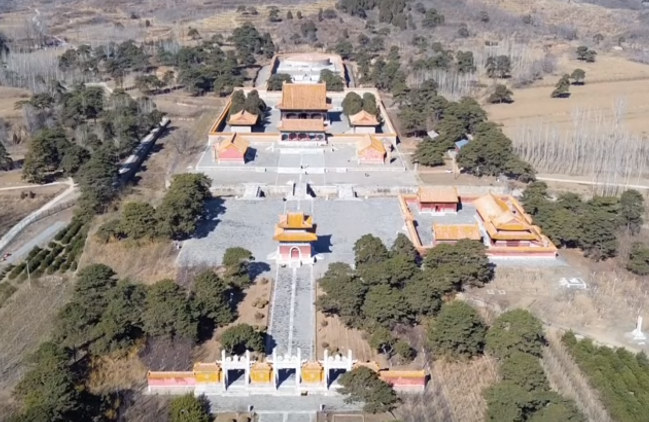 清慕陵建筑布局（正向）