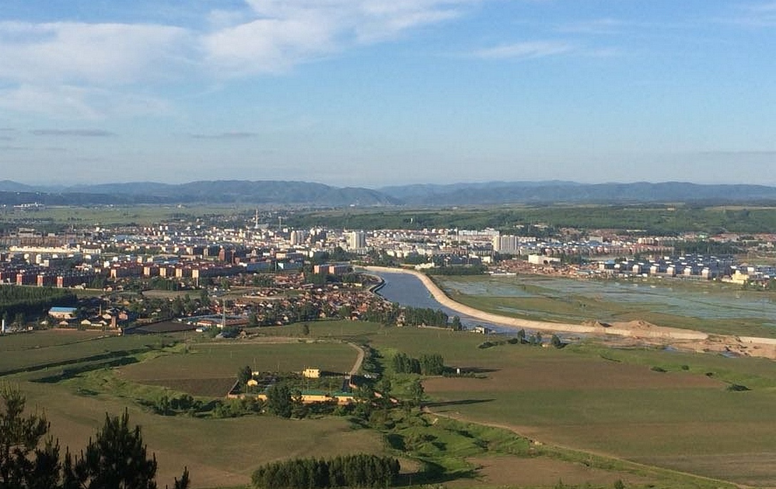 海兰河和龙市区段