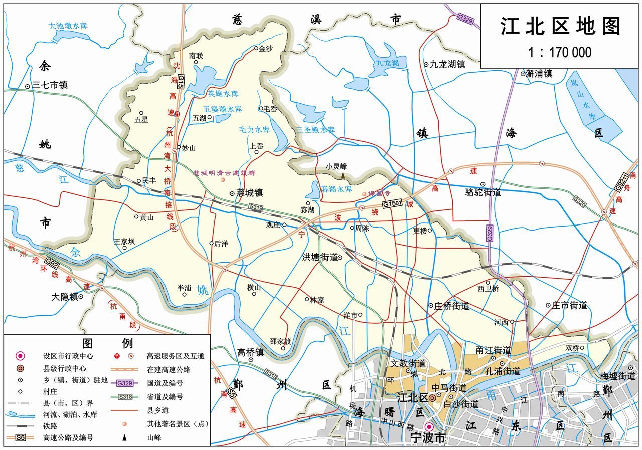 江北区地图