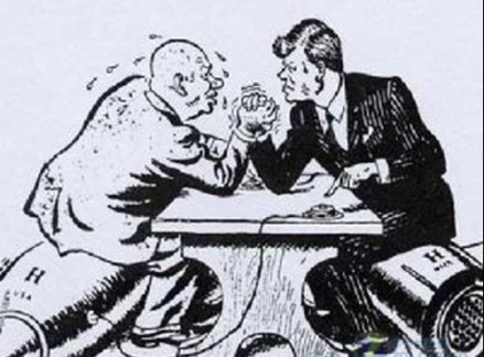 苏美军备竞赛漫画