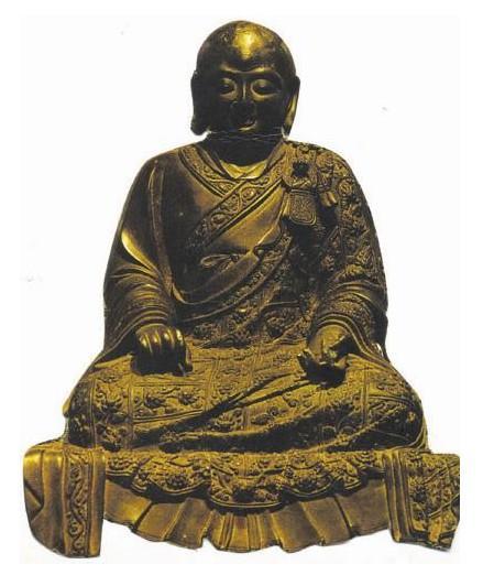 紫柏真可大师铜像