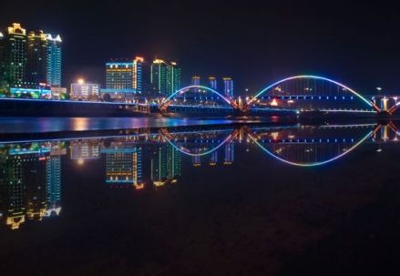 青田县夜景