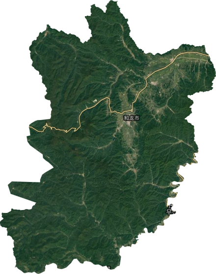 和龙市卫星地图