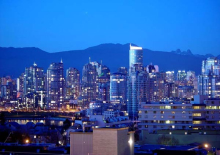 温哥华夜景