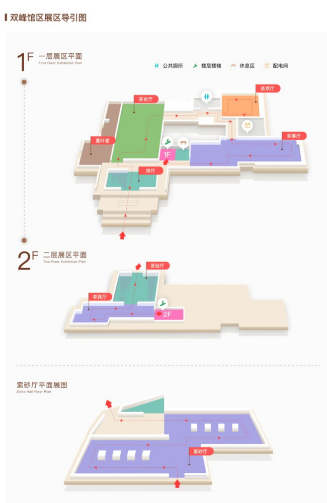 双峰馆展区指引图