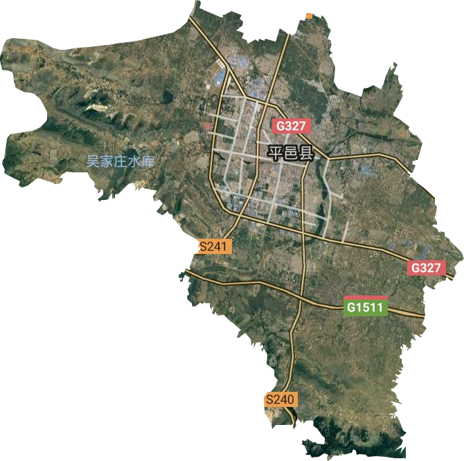 平邑街道卫星地图